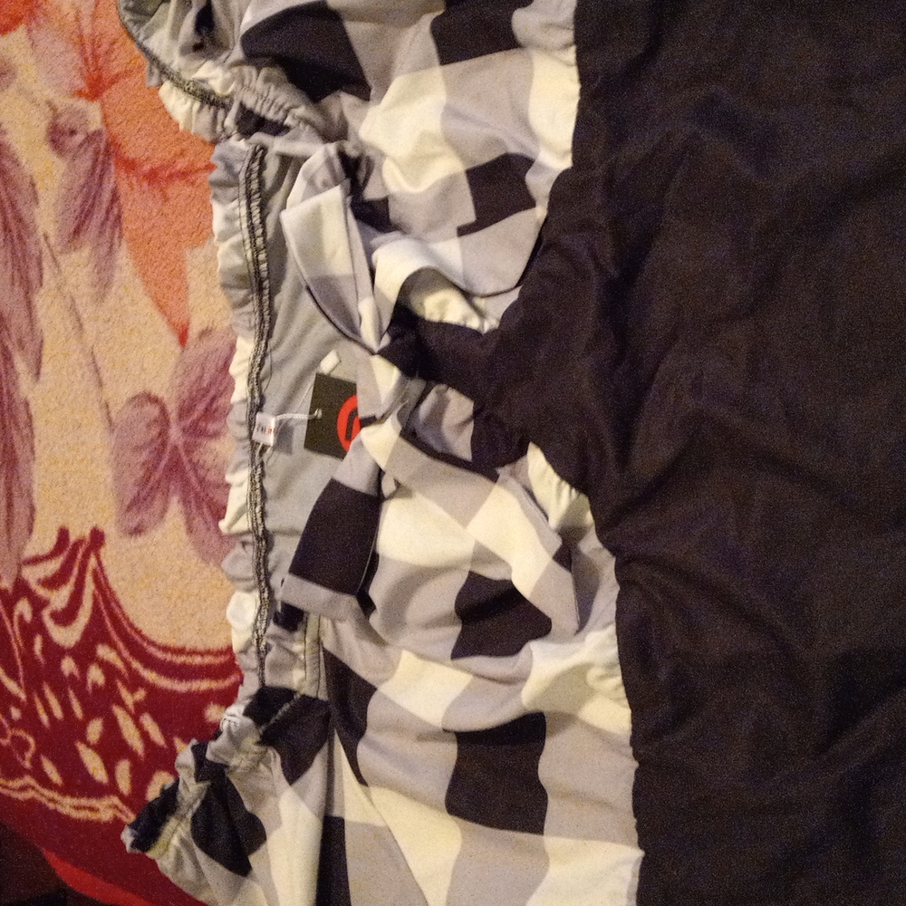 NWT checkered 5X top